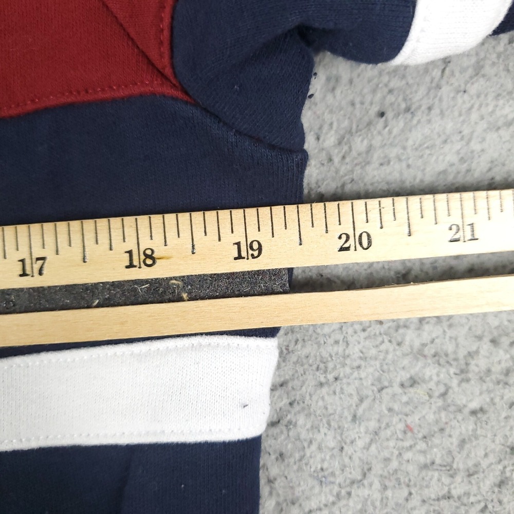 Hollister Sweater Adult Medium Blue Red Casual Pullover Sweatshirt - Picture 8 of 9